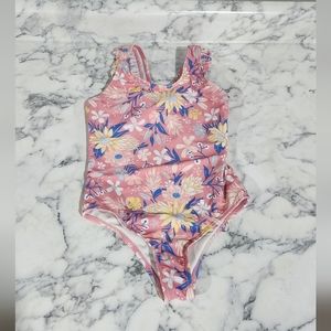 Floral Pink One-Piece Swimsuit